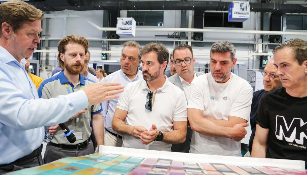 Roland Krapp, director general de Heidelberg Spain, liderando el grupo de empresarios espa�oles que viaj� el pasado mes de mayo a China...