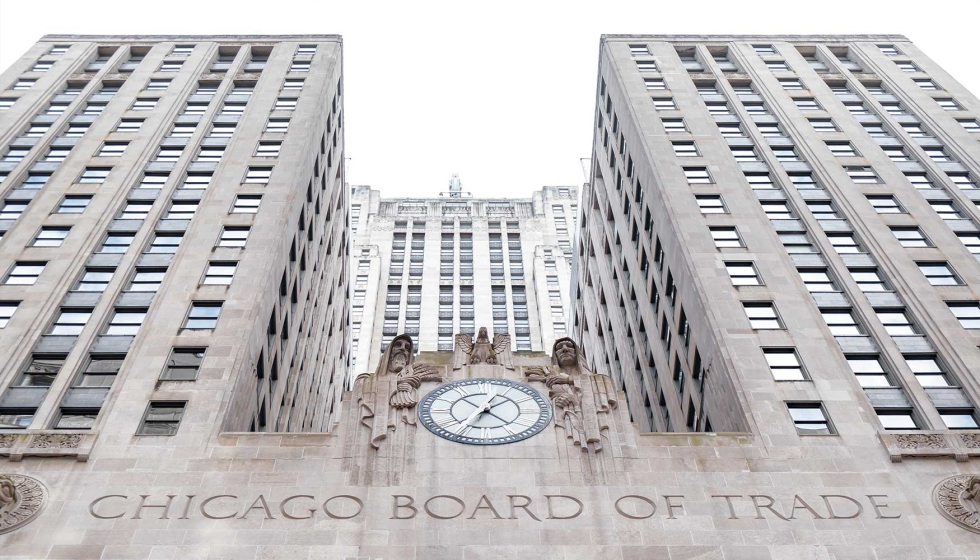 Edificio del Chicago Board of Trade (CBOT), la bolsa de futuros y opciones m�s antigua del mundo...