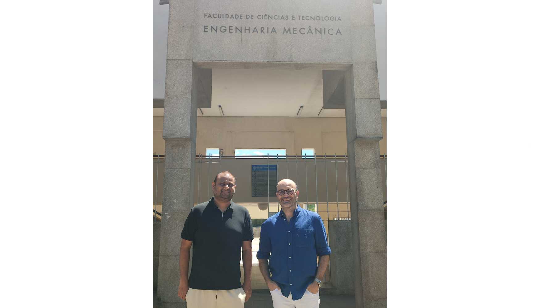 Da esquerda para a direita: Ajitanshu Vedrtnam e Nelson Soares
