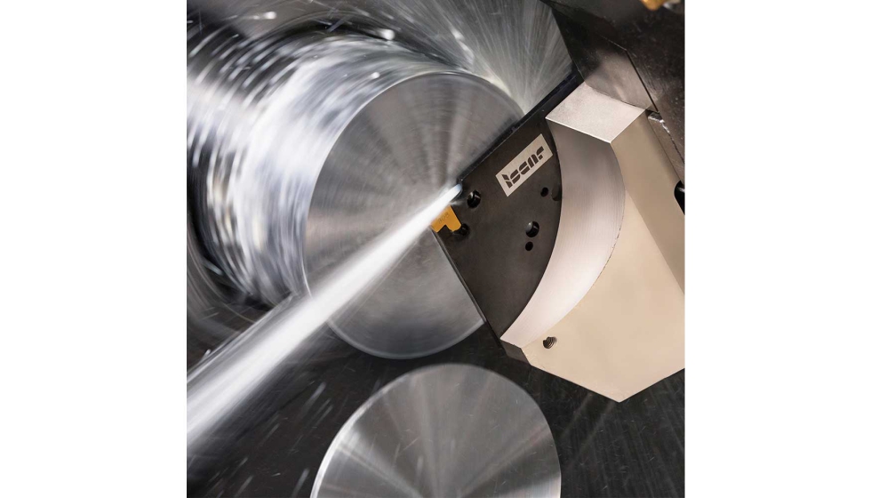 Las nuevas herramientas Logiq-F-Grip permiten un tronzado de alta estabilidad y sin vibraciones...