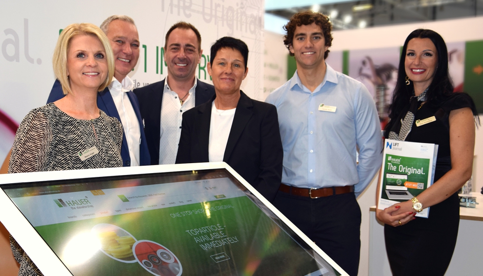 Un momento de la participaci�n de Hauer en la pasada edici�n de interlift 2023