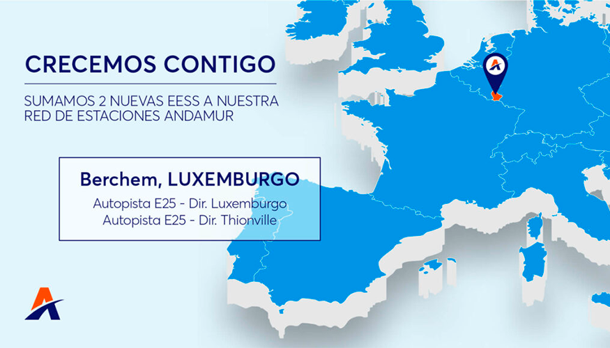 Con esta incorporaci�n, ya son m�s de 1.400 las estaciones que forman parte de la red Andamur en Europa