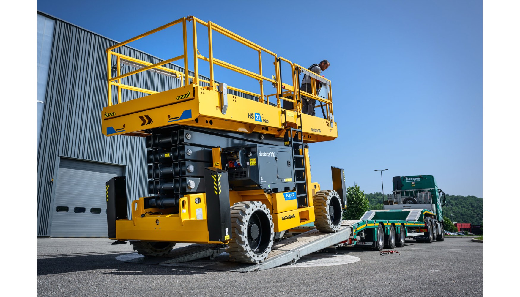 Haulotte ha dise�ado estas nuevas plataformas con la facilidad de transporte como uno de sus grandes objetivos