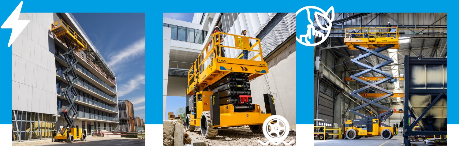 Las plataformas HS21 E y HS21 E PRO ofrecen el m�ximo rendimiento tanto en trabajo de interiores como en exteriores