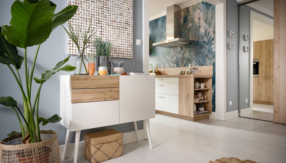 Consola de entrada de estilo escandinavo Nantes