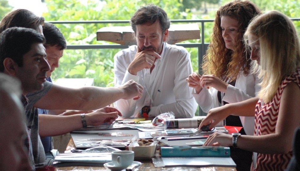 Joan Forrellad en un coloquio Concord en Stuttgart, Alemania