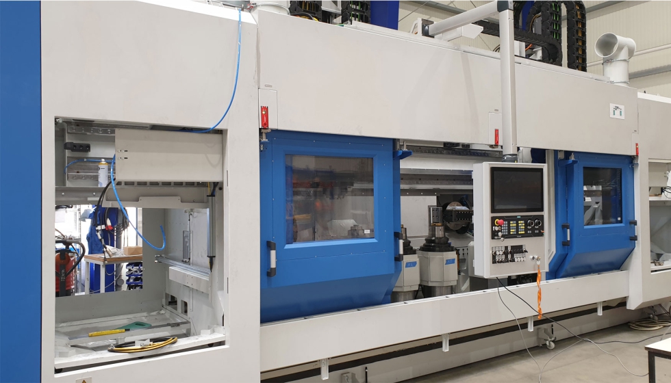 Imagen 9. En RASOMA se est construyendo la prxima DZS 400-2. El rea de recogida est a la izquierda, el rea de descarga a la derecha...