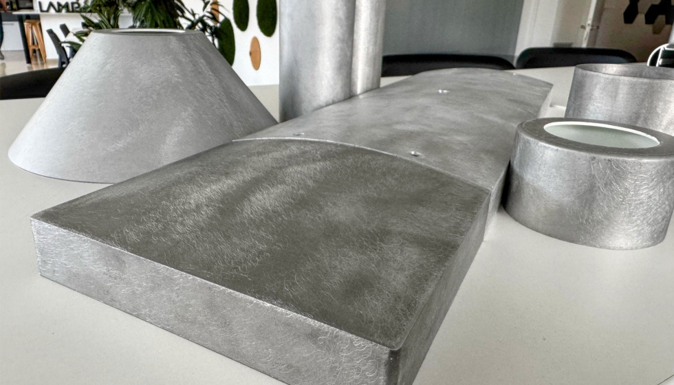 Detalle de la nueva l�nea de acabados Raw de Lamp