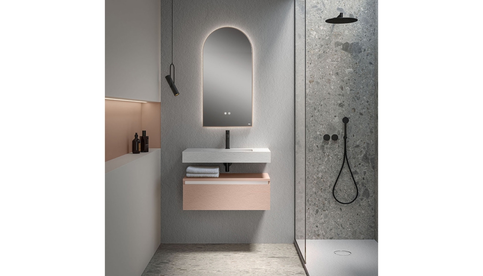 Mueble Tiny acabado pizarra