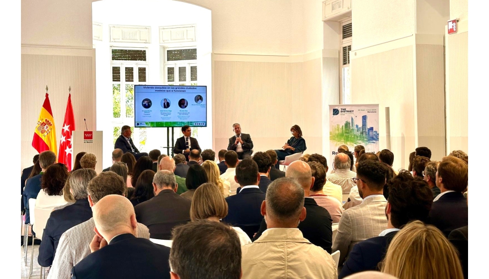 Imagen de la presentaci�n de The District en Madrid