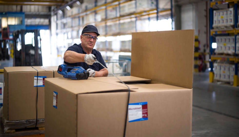 Con Pack 2030, Saint-Gobain pretende reducir los residuos en embalajes como el uso de films y materiales pl�sticos...