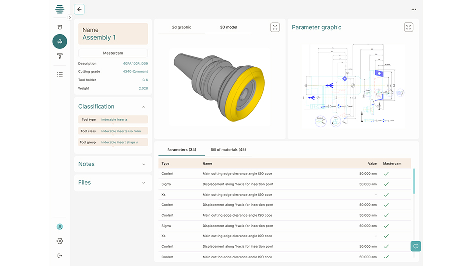 Dados prontos para CAM no Toolhive...