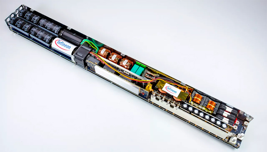 El dise�o de referencia de la fuente de alimentaci�n de 12 kW de Infineon aprovecha todos los materiales semiconductores relevantes...