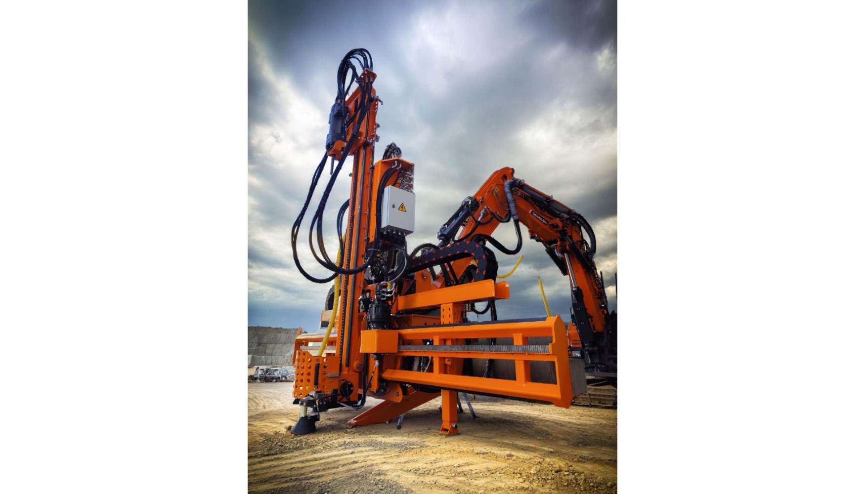 El equipo puede realizar perforaciones de menos de 1 metro/min