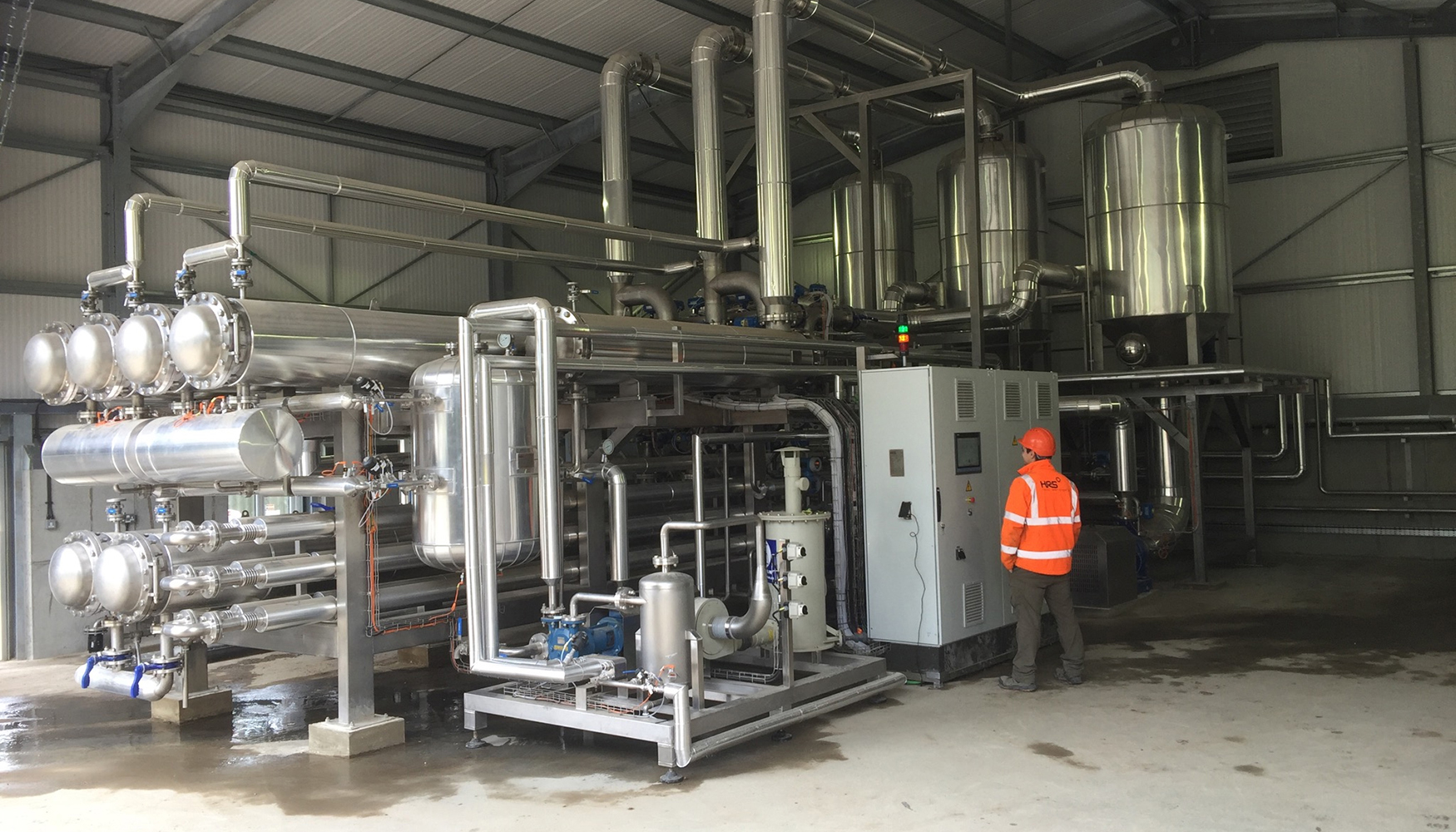 El sistema de concentracin de digestato (DCS) HRS es una solucin dedicada a eliminar hasta el 80% del contenido de agua del digestato y los lodos...