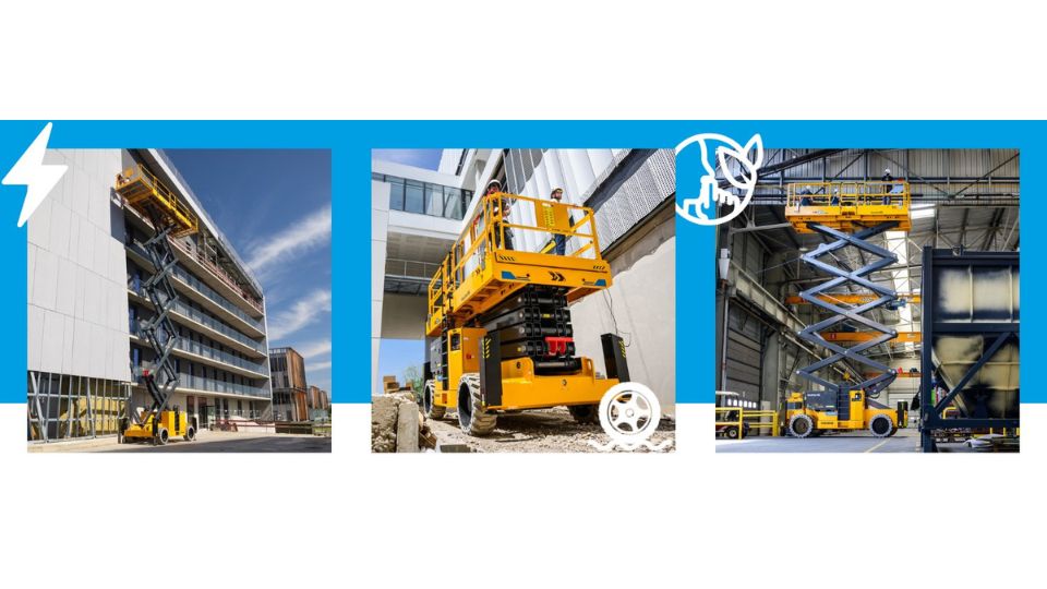 As plataformas HS21 E e HS21 E PRO oferecem o mximo desempenho tanto em trabalhos interiores como exteriores