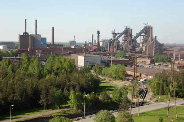 La planta siderrgica Ruukki