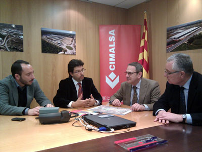 De izquierda a derecha: Alfons Colmenal, Isidre Gavn, Miquel Climent y Jaume Munn