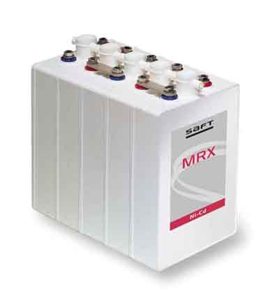 Las pilas MRX de Saft, diseadas para ser usadas en ferrocarril