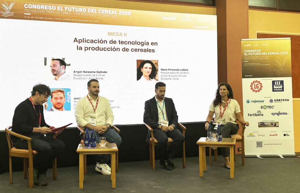 Mesa redonda sobre 'Aplicación de tecnología en la producción de cereales' Mesa redonda sobre 'Aplicación de tecnología en la producción de cereales'