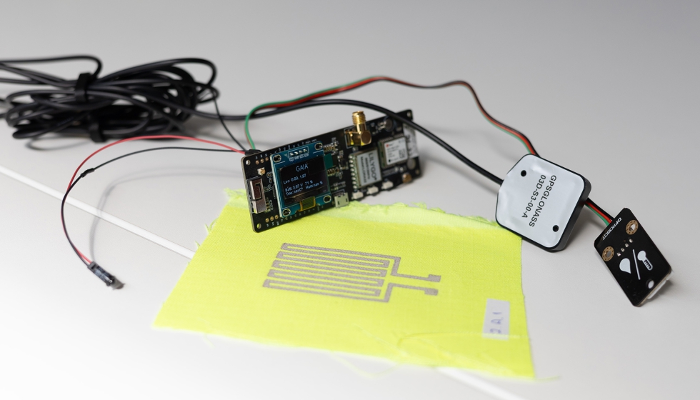 Sensores integrados en trajes del personal de emergencias. Proyecto GAIA