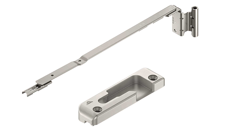 Al equipar una ventana oscilobatiente con tecnolog�a TiltFirst usando Roto NX se sustituyen el brazo de comp�s y el pernio basculante...