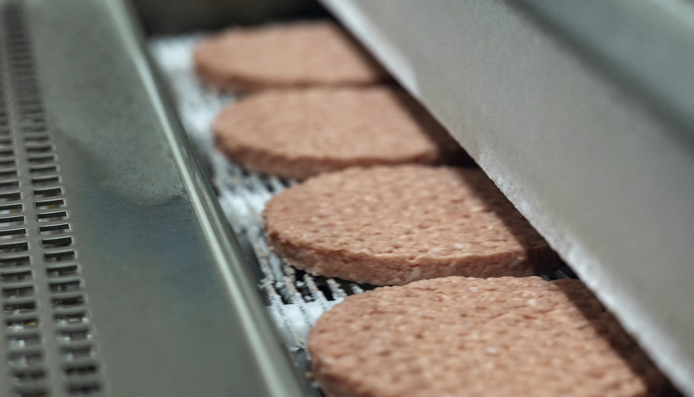 La opcin de herramientas Cuber-Perforator de Formax acelera la congelacin...