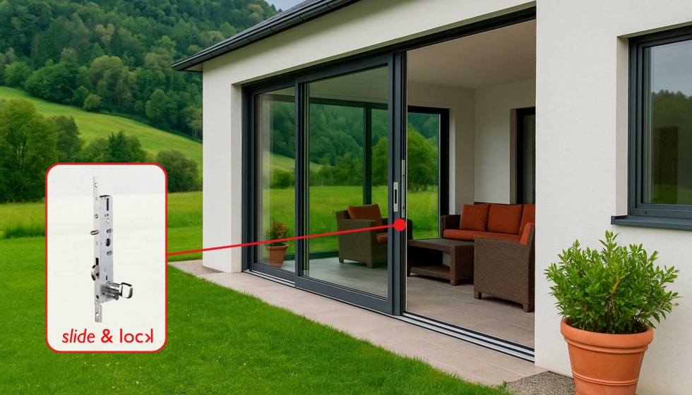 Cerradura para puerta corredera Slide&Lock, de CVL