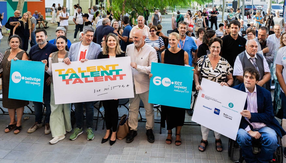 El acto de inauguraci�n reuni� a representantes de la Generalitat, el Ayuntamiento de L�Hospitalet y el Grup Cooperatiu TEB...