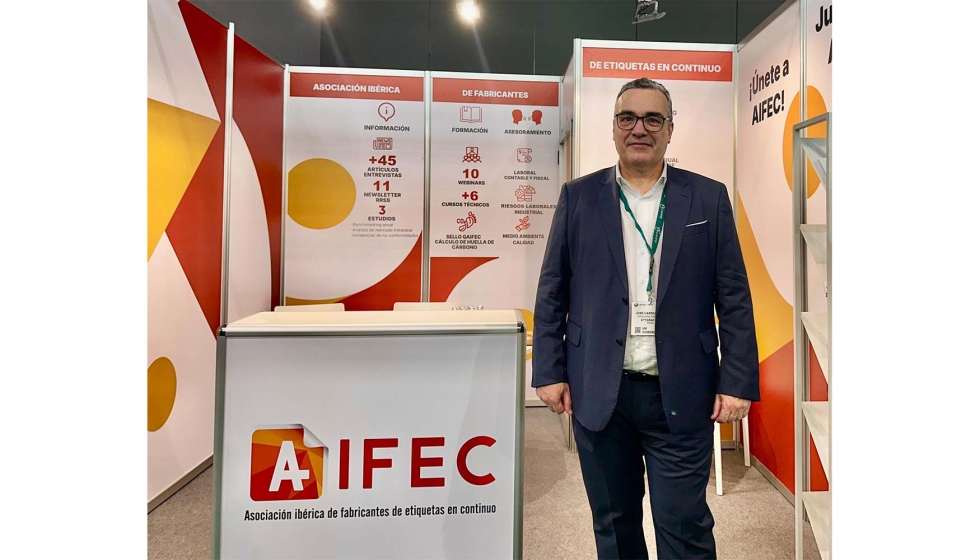 Jos Carrasquer, presidente de Aifec durante la presentacin a la prensa