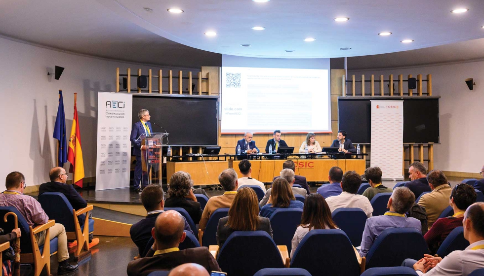 El Foro de construccin industrializada 2025 que organiza Asociacin Espaola de Construccin Industrializada (AECI)...