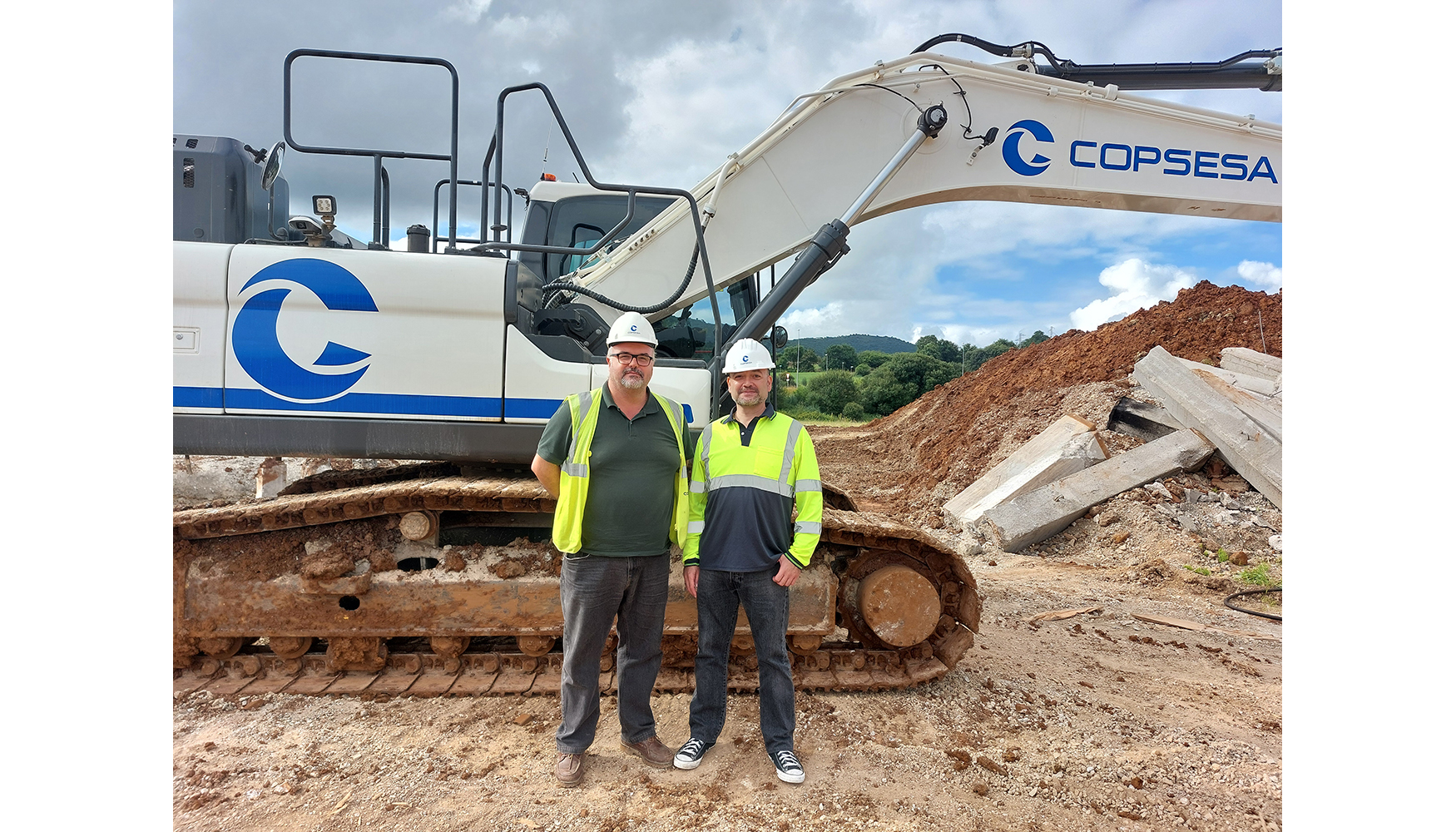 Francisco Javier Ceballos, responsable del Departamento de Maquinaria y Movimiento de Tierras de Copsesa