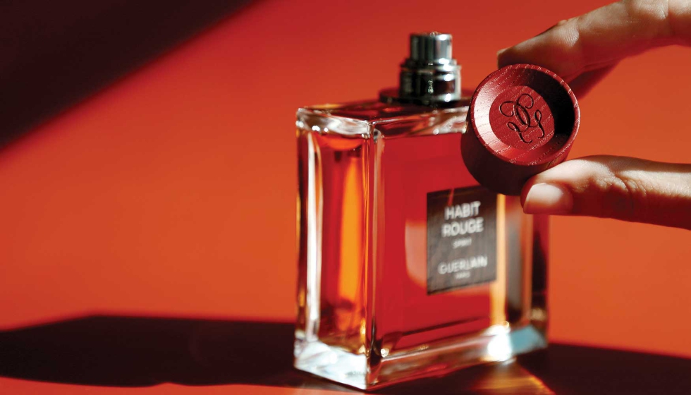 Tapon de madera para Guerlain en 1965