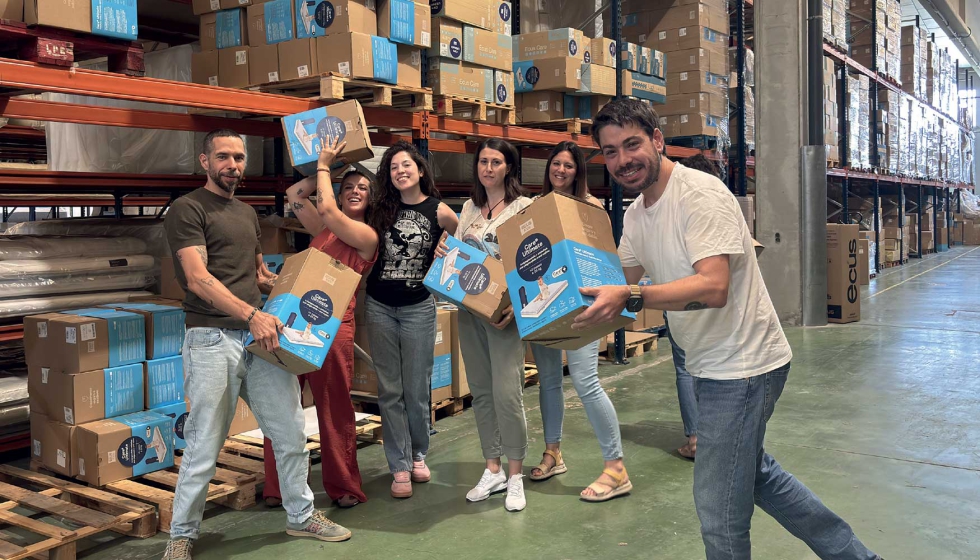 Parte del equipo de Ecus Kids, de los m�s de 160 trabajadores