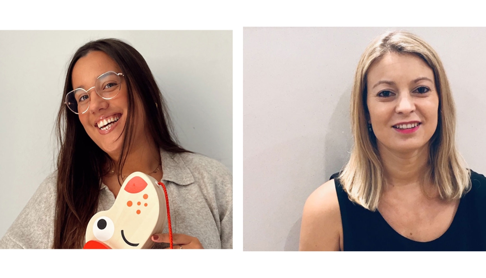 Gisela Mdico, marketing & sales manager de Toynamics, e Irene Roig, administradora Alibey Nens