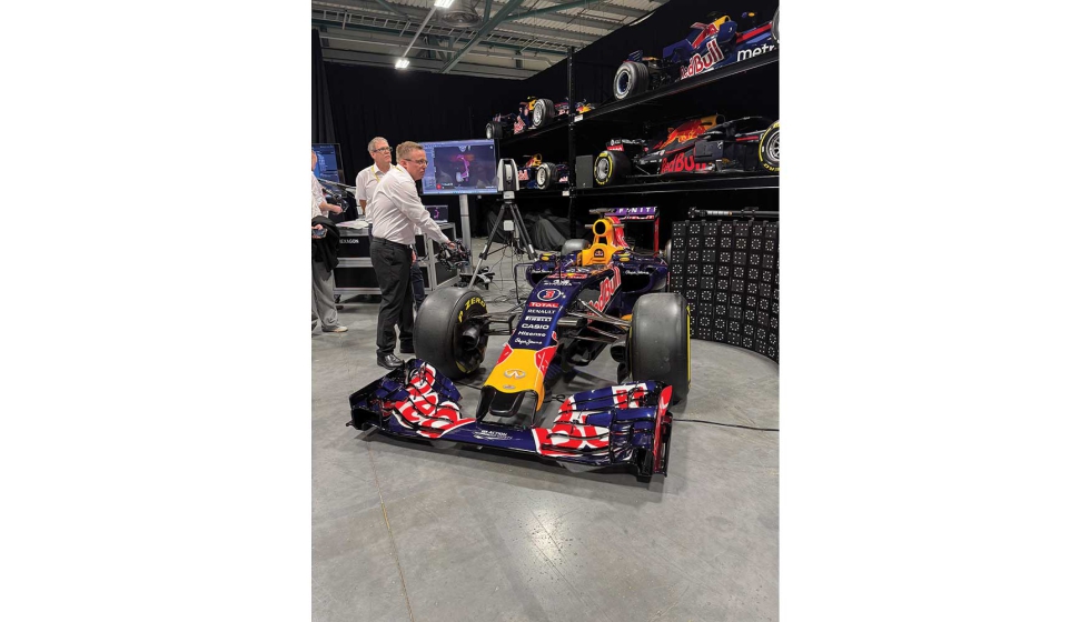 Escaneo en directo, mostrando la flexibilidad, rapidez y sencillez de los equipos Hexagon