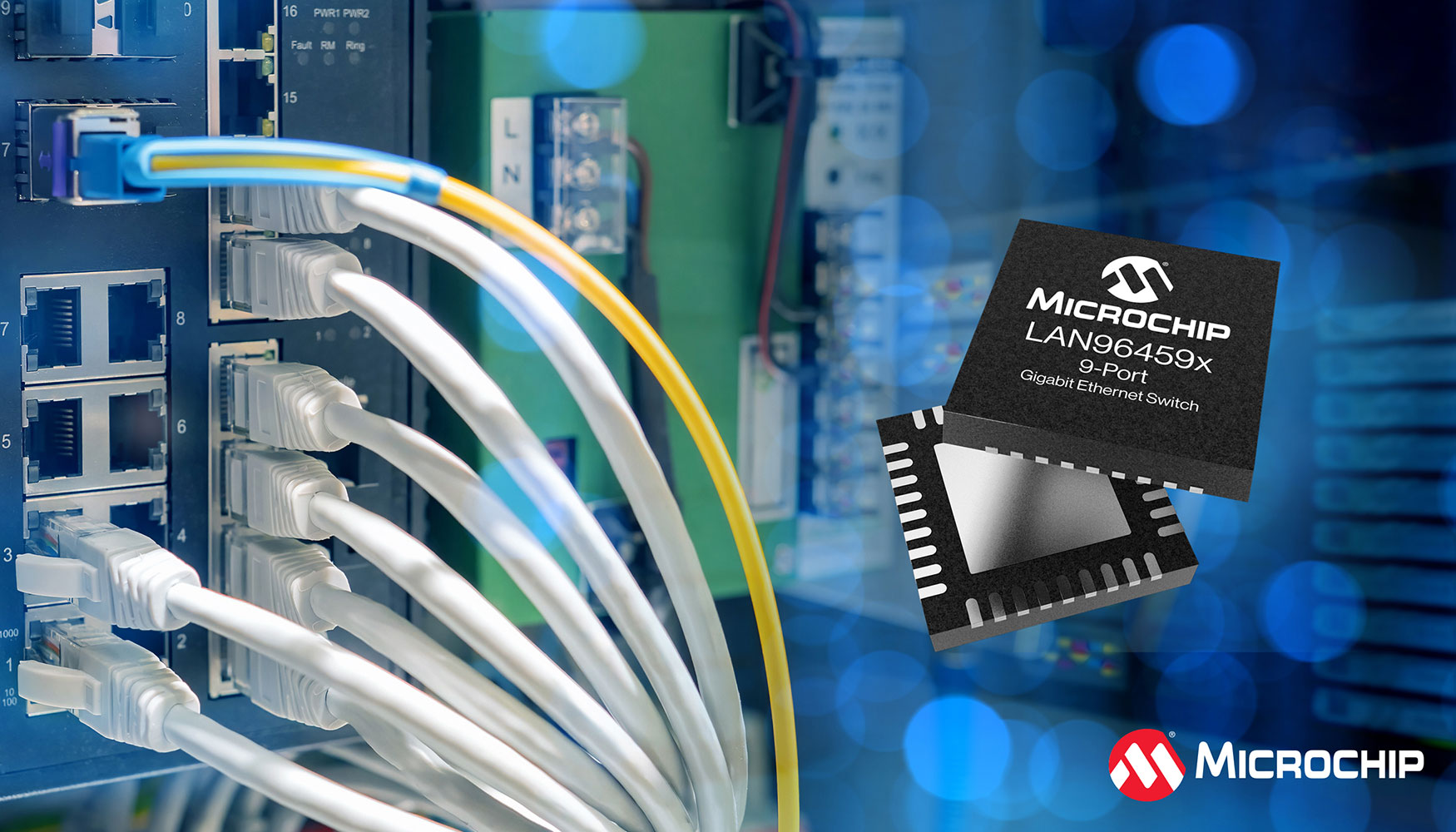 Los LAN9645xF/S de Microchip ofrecen soluciones para redes adaptables y de alto rendimiento destinadas a aplicaciones de Ethernet industrial...