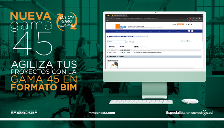 La integracin de la nueva Gama 45 en formato BIM permite a arquitectos...