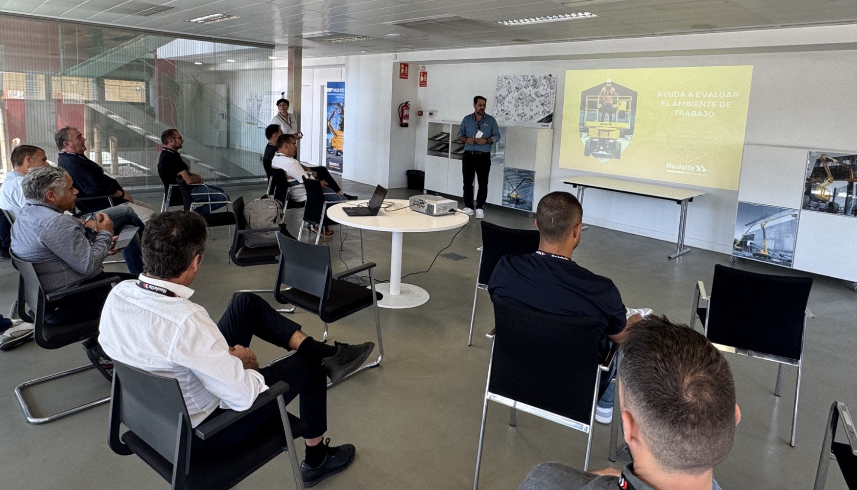 Taller sobre soluciones de seguridad en las plataformas Haulotte