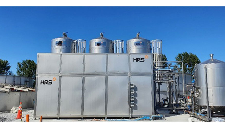 El Sistema de Pasteurizacin de Digestato (DPS) de HRS instalado en Ecogas Reporoa, Nueva Zelanda