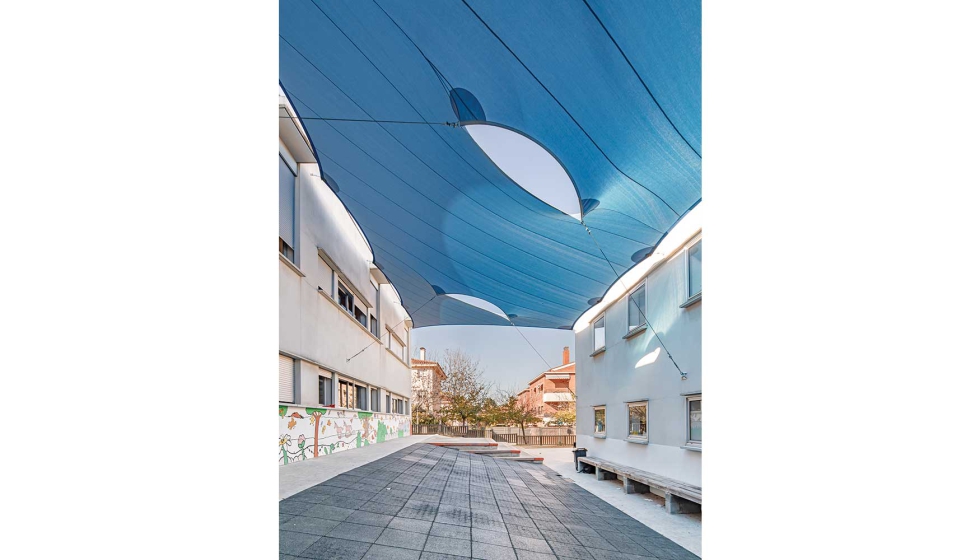 Tejido t�cnico elegido - Commercial Dualshade 350 FR