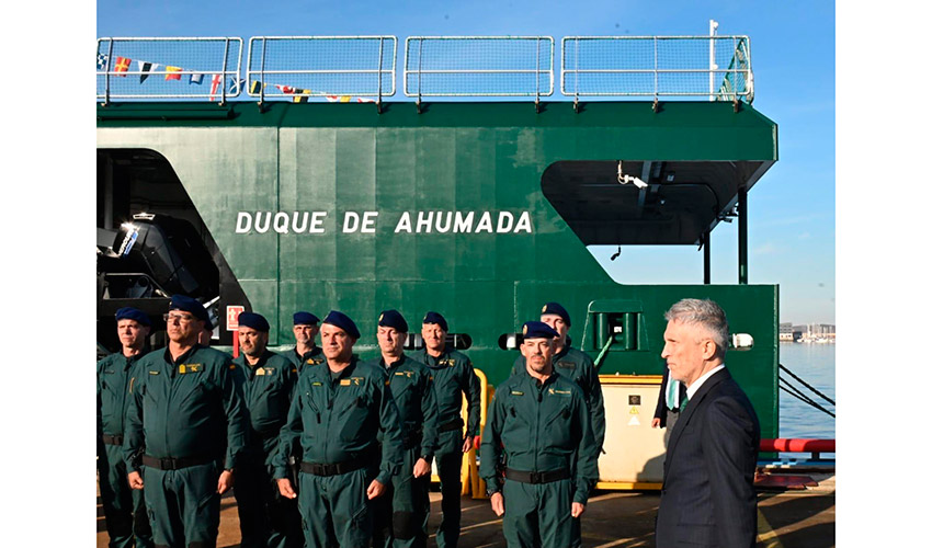 Ceremonia de entrega del buque 'Duque d Ahumada'
