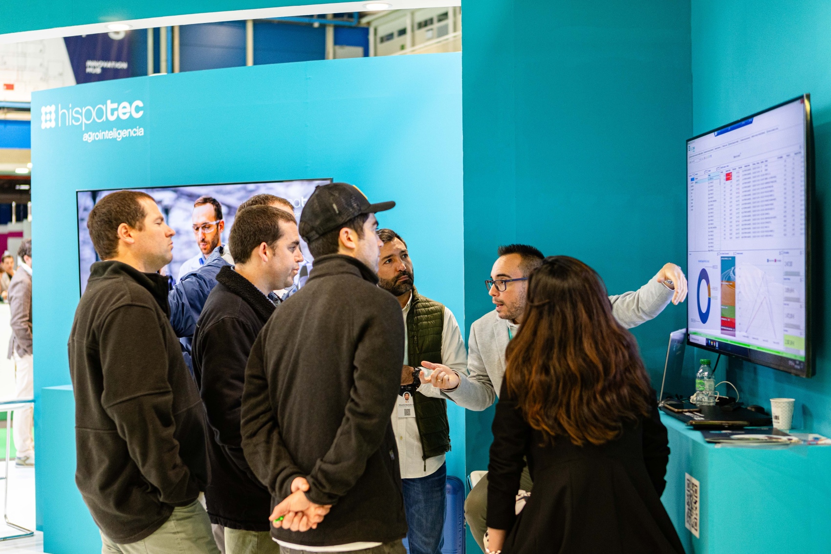 Imagen del stand de Hispatec durante Fruit Attraction 2024