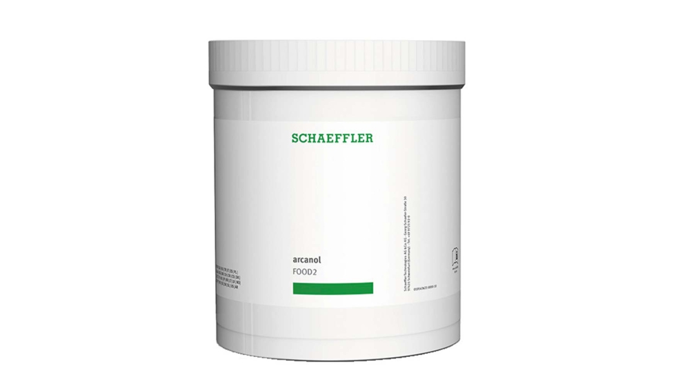 Arcanol Food2 es una grasa lubricante homologada para su uso en la industria alimentaria con certificaci�n NSF-H1. Foto: Schaeffler...