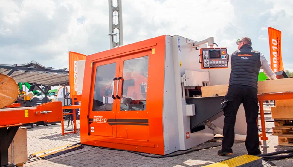 Cepilladora/moldurera de cuatro caras MP410