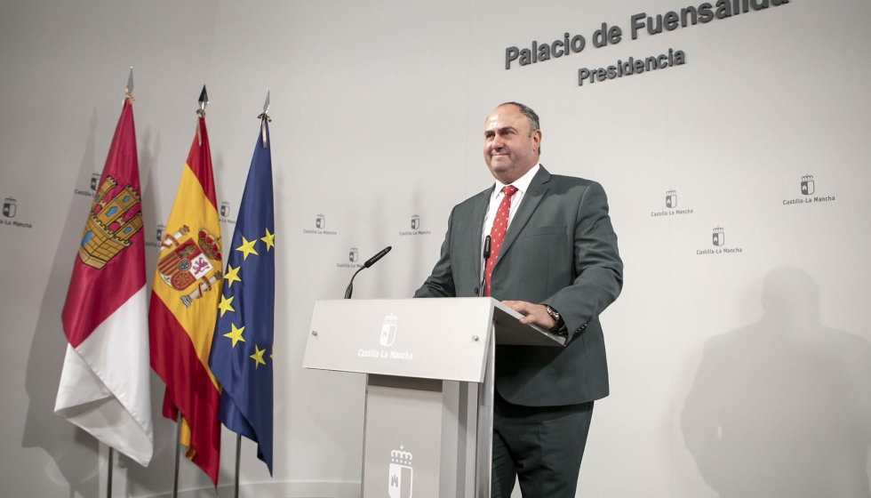 Javier Mart�nez Liz�n, en rueda de prensa tras el Consejo de Gobierno de Castilla-La Mancha