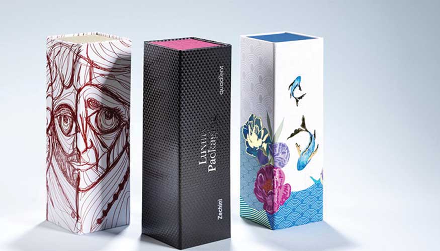 Muestras de cajas de lujo Zechini