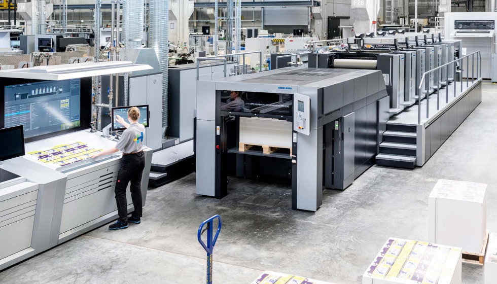 La Speedmaster CX 104 produce a una velocidad de impresi�n de hasta 16...