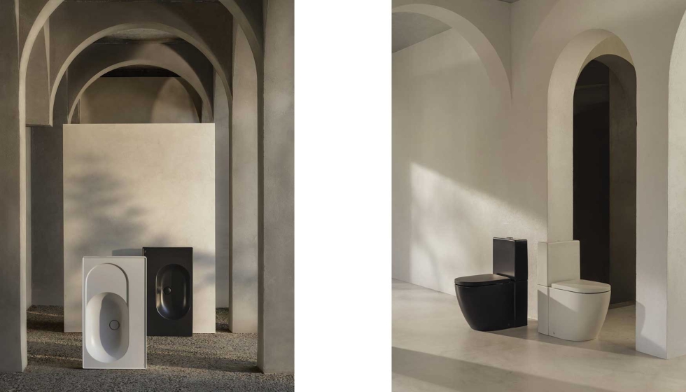 Meridian presenta lneas depuradas y curvas sutiles, con acabados neutros