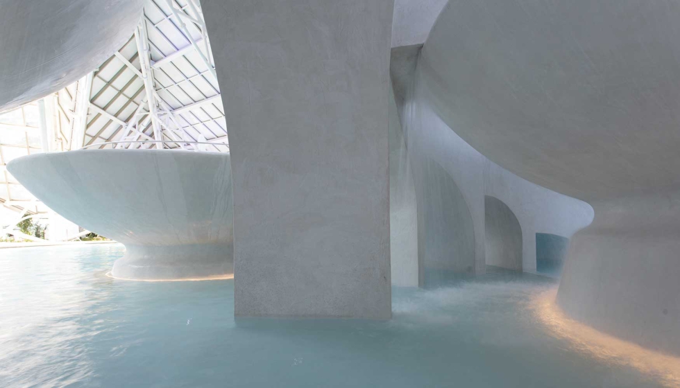 La actuaci�n en la reforma integral de este spa de Andorra por DATA Arquitectura destaca por sus l�neas redondeadas confiriendo un aspecto m�s...